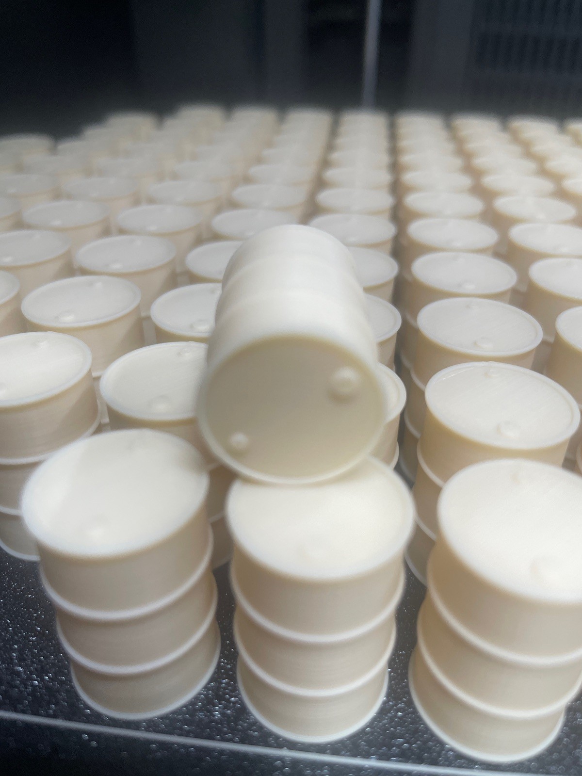 1:30 Scale Oil Drums x10 High Detail 3D Printed Barrels Diorama Accessory - Image 3