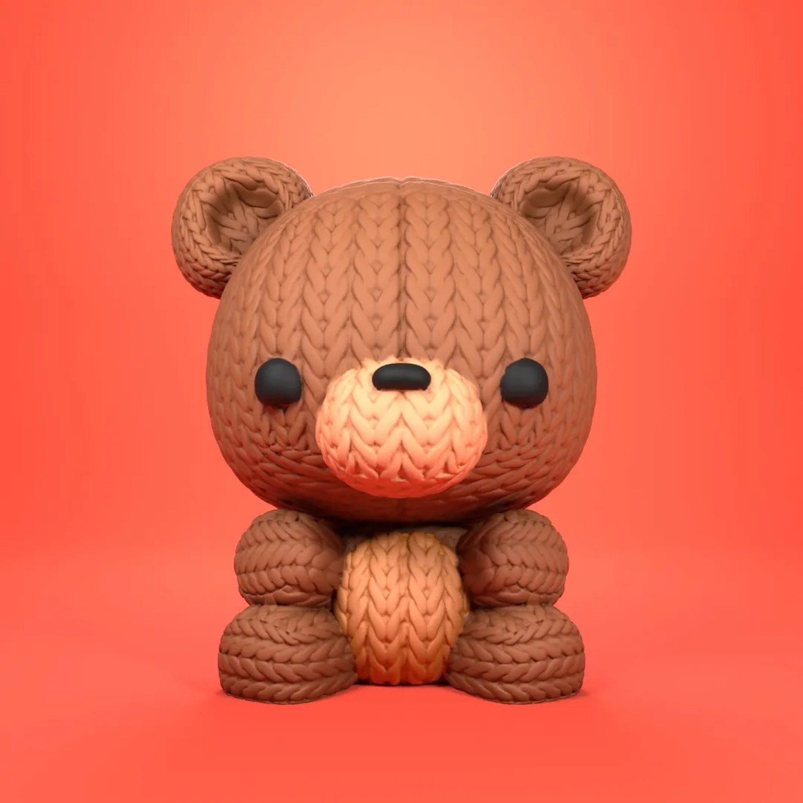 3D Printed Knitted Style Animal Figures Cute - Image 5